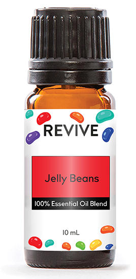 Bright, fun, and irresistibly sweet… that it was REVIVE Jelly Beans is all about. With a scent reminiscent of your favorite childhood candy, this blend smells soft and sugary with a citrusy top note. Jelly Beans playful synergy celebrates the joy of simple pleasures and brings a cheerful, positive attitude to Easter day or any day.

REVIVE Jelly Beans is a proprietary blend of Grapefruit, Orange, Yuzu, Pink Pepper, Lavender, Magnolia, and Roman Chamomile Oil.



	
		
			

Free Shipping & Returns

		 
	 


	
		
			
GC/SM tested (Certified Pure)


		 
	 


	
		
			
No MLM Hassle