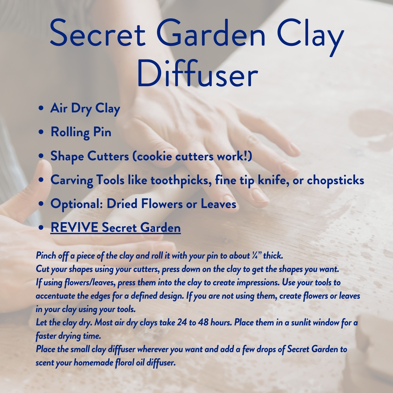 Secret Garden Clay Diffuser Secret Garden Clay Diffuser