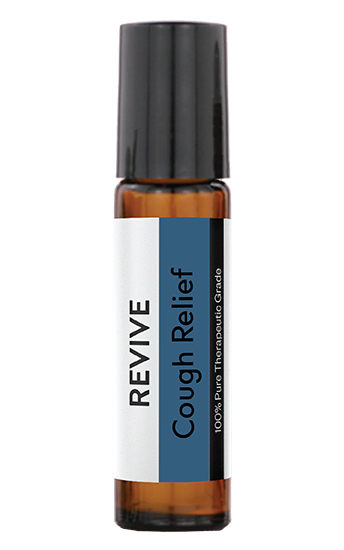 Unfortunately, the change of the Autumn weather and the back to school germs can often bring seasonal illness. So, when that little cough creeps in, we’ve got you covered with our brand new Cough Relief Roll-on. This blend helps to fight congestion, ease inflammation, and calm spasms. Additionally, the Essential Oils used in the roller can ward off bacteria which may help to prevent infection.
REVIVE Cough Relief Roll-On is a proprietary blend of Fractionated Coconut Oil, Eucalyptus, Virginia Cedarwood, Frankincense, Ravintsara, Blue Cypress, White Spruce, and Tea Tree Oil in an easy to use roller bottle.

	
		
			
Free Shipping & Returns

		 
	 


	
		
			
GC/SM tested (Quality Tested)


		 
	 


	
		
			
No MLM Hassle