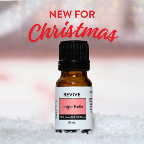 Bring the joy of the season to life with Jingle Bells! This spirited Essential Oil blend is reminiscent of the full Holiday experience with snow kissed skies, Christmas lights, and Santa’s upcoming visit. Wintergreen and Pine evoke crisp walks among the evergreens while Vanilla and Himalayan Cedarwood bring a warm undertone, and Sage and Lavender tie it all together with a calming balance. REVIVE Jingle Bells is a festive, uplifting scent that will fill your space with cheer and encourage everyone to savor the magic of the Holidays.


REVIVE Jingle Bells is a proprietary blend of Sage, Vanilla, Lavender, Spearmint, Pine, Himalayan Cedarwood, and Wintergreen




	
		
			

Free Shipping & Returns

		 
	 


	
		
			
GC/SM tested (Certified Pure)


		 
	 


	
		
			
No MLM Hassle