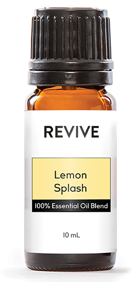 Brighten your day with Lemon Splash! This vibrant new synergy is like pure liquid sunshine in a bottle. The scent leads with a zesty and crisp citrus note of Lemon, Lime, and Mandarin, then the clean, herbal aroma of Palmarosa and Litsea pop through, while the gentle, floral scent of Neroli and Osmanthus provide a soft, velvety finish. All together, this blend is like a walk through a citrus grove on a warm summer day!




REVIVE Lemon Splash is a proprietary blend of Lemon, Mandarin, Lime, Litsea, Neroli, Palmarosa, and Osmanthus.


	
		
			

Free Shipping & Returns

		 
	 


	
		
			
GC/SM tested (Certified Pure)


		 
	 


	
		
			
No MLM Hassle