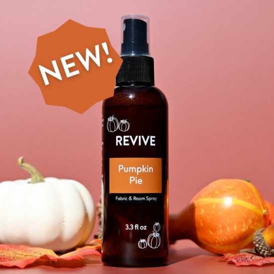 The perfect spray for any Room or Fabric!
Turn any space into a cozy autumn retreat with the comforting fragrance of REVIVE Pumpkin Pie Room Spray. Made with 100% Pure Therapeutic Grade REVIVE Essential Oils. High quality, fine, even misting spray that doesn’t leak and is easy to use.
Water, Hamamelis | virginiana (Witch Hazel) Water Alcohol, Sorbitan Oleate Decyl Glucoside Crosspolymer, Propanediol, Hydroxyacetophenone, Eugenia | caryophyllata (Clove) Bud Oil, Elettaria cardamomum (Cardamom) Seed Oil, Cinnamomum cassia (Cassia) Bark Oil, Myristica fragrans (Nutmeg) Kernal Oil, Vanilla planifolia (Vanilla) Fruit Evact.


	
		
			
Free Shipping & Returns

		 
	 


	
		
			
GC/SM tested (Quality Tested)


		 
	 


	
		
			
No MLM Hassle