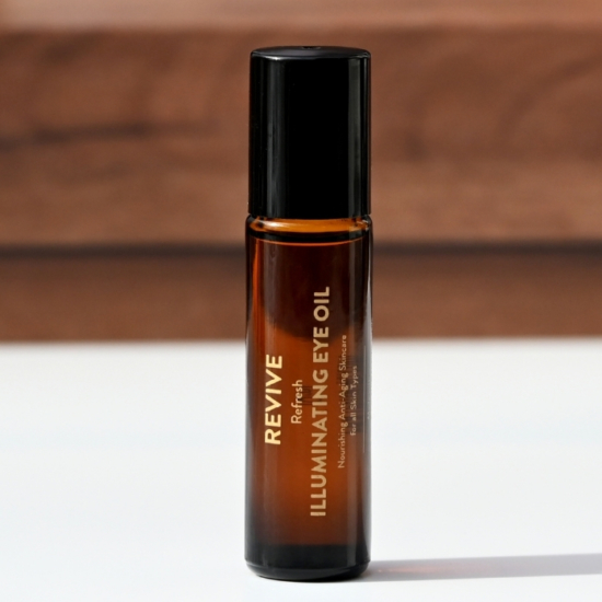 Your eyes are the windows to the world. With our NEW REVIVE REFRESH ILLUMINATING EYE OIL, your eyes will look brighter and feel more refreshed. Formulated with a blend of hydrating oils, nurturing botanicals and enriched with caffeine to promote circulation, depuff the eye and improve the look and appearance of fine lines and wrinkles. Wake up your under-eyes and let REVIVE bring your eyes to a younger looking you.

	
		
			
Free Shipping & Returns

		 
	 


	
		
			
GC/SM tested (Quality Tested)


		 
	 


	
		
			
No MLM Hassle