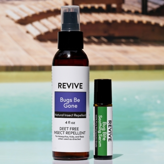 This kit includes Bugs Be Gone Insect Repellent and Bug Bite Soothing Serum
A $32 Value for $22.40.
That's a savings of 30% when you buy the Kit!"
&nbsp;


	
		
			
Free Shipping & Returns

		 
	 


	
		
			
GC/SM tested (Certified Pure)


		 
	 


	
		
			
No MLM Hassle